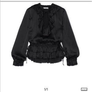 Ulla Johnson Black Blouse Silk 6